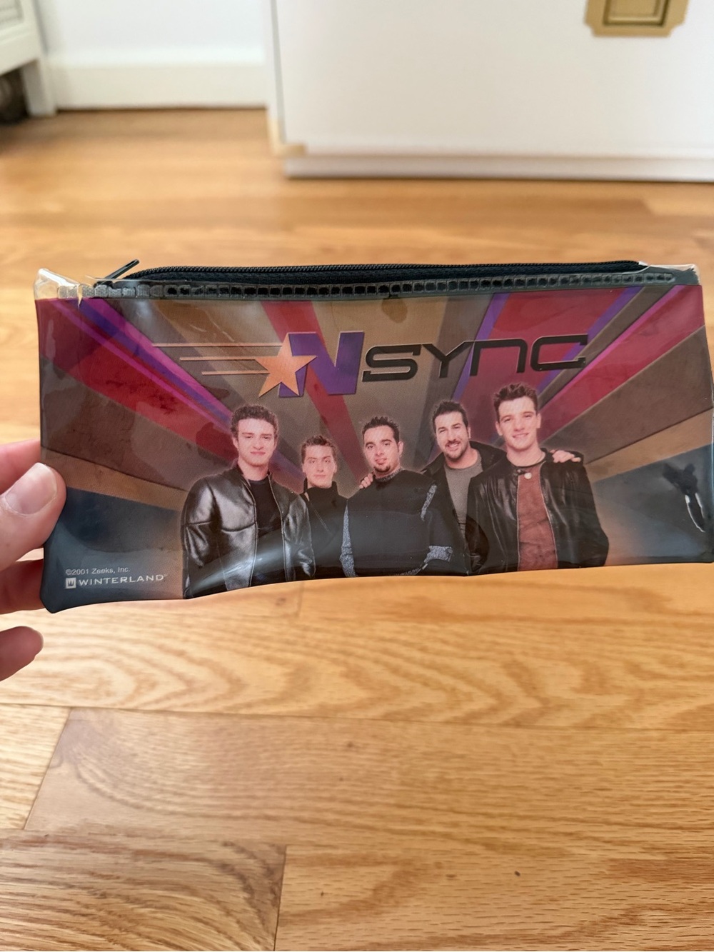 NSYNC 2001 Winterland Pencil Case Vintage Y2K Style